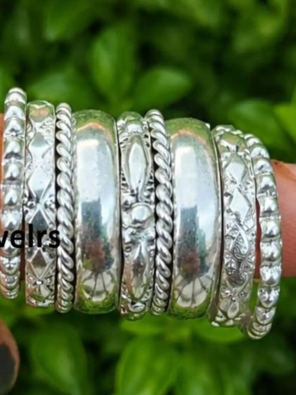 925 Sterling Silver Jewellery, Set Of 9 Rings, Stackable Ring, Handmade Jewelry